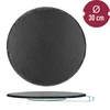 Otočný bridlicový podnos fi30cm - 9 ['doska na servírovanie', ' súprava na servírovanie na otočnom podnose', ' doska na servírovanie syrov', ' údenín a občerstvenia', ' doska na servírovanie', ' otočná doska', ' otočný podnos', ' podnos na servírovanie', ' kameň na servírovanie', ' bridlicová doska na sushi', ' doska na sushi', ' doska na finger food', ' servírovací podnos', ' servírovacia doska.']