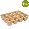 Papierové kvetináče 4,5 x 5 x 4,5, sada 5 ks. - 3 ['papierové kvetináče', ' papierový kvetináč', ' kvetináč na sadenice', ' kvetináč na bylinky', ' kvetináč na bylinky', ' obal z papierovej hmoty', ' papierový obal', ' kvetináče na sadenice', ' papierové kvetináče na sadenice', ' kvetináč na semená', ' kvetináč na semená.']
