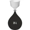 Plastový lievik fi25 na balóny, vysoký okraj - 3 ['lievik na víno', ' lievik na balóny', ' lievik na balóny na víno', ' univerzálny lievik', ' na filtráciu vína', ' príslušenstvo na vinárstvo']