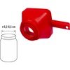 Plastový lievik Kvadratúra Kola, fi 52-85 mm - 3 ['lievik na zaváraniny', ' lievik na poháre', ' lievik na zaváranie', ' štvorcový lievik', ' lievik do umývačiek', ' poľský lievik']