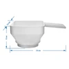 Plastový lievik Kvadratúra Kola, fi 52-85 mm - 6 ['lievik na zaváraniny', ' lievik na poháre', ' lievik na zaváranie', ' štvorcový lievik', ' lievik do umývačiek', ' poľský lievik']
