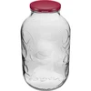 Pohár 5L s ornamentom viečko bordové fi 100  - 1 ['pohár 5l', ' pohár s viečkom', ' Pohár na likéry', ' na likéry', ' pohár na alkohol', ' pohár na kvasenie', ' pohár na punč', ' pohár na limonádu', ' pohár 5L', ' pohár s viečkom', ' ozdobný pohár', ' dekoratívny pohár', ' pohár na zaváraniny', ' pohár', ' sklenený pohár', ' kovové viečko', ' viečko fi 100', ' pohár 5L']