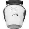 Pohár Amfora 580 ml (fi 82) s čiernym viečkom 6 ks. - 2 ['súprava pohárov', ' poháre na kvasenie', ' poháre na džemy', ' poháre s viečkami', ' poháre fi 82', ' poháre s viečkami 6 úchytov', ' poháre s bordovými viečkami', ' na zaváraniny', ' na konzervovanie', ' na med', ' na med', ' na pasterizáciu', ' pohár 0', '5 L']