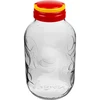 Pohár na likéry 5L a viečko s držadlom - 2 ['Pohár na likéry', ' na likéry', ' pohár na alkohol', ' pohár na kvasenie', ' pohár na punč', ' pohár na limonádu', ' pohár 5L', ' pohár s viečkom', ' pohár s držadlom', ' ozdobný pohár', ' dekoratívny pohár', ' pohár na zaváraniny', ' pohár', ' sklenený pohár']