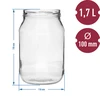 Pohár TO 1,7L fi 100 - 6 ks. - 5 ['veľký pohár', ' pohár na kvasenie', ' pohár na kvasenie', ' pohár 1', '7L', ' les v pohári', ' mäso v pohári', ' mäso v pohári', ' pohár na huby', ' pohár na huby']