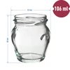 Pohár TO 106 ml Amfora s farebným viečkom fi 53 - 8 ks. - 6 ['súprava pohárov', ' poháre na džemy', ' pohár na zaváraniny', ' pohár na konzervy', ' poháre s viečkami', ' poháre fi 53', ' poháre s farebnými viečkami', ' poháre na zaváraniny', ' poháre na zaváranie', ' poháre na mäso', ' pohárovka', ' poháre na pasterizáciu', ' mäso v pohári', ' pohár amfora']