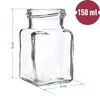 Pohár TO 150 ml Štyri rohy fi 53 viečko - 6 ks. - 6 ['poháre', ' malé poháre', ' pohárik', ' sklenený pohár', ' sklenené poháre', ' pohár s viečkom', ' poháre na zaváranie', ' pohár na zaváranie', ' poháre na zaváranie', ' poháre na koreniny', ' pohár na džem', ' pohár na marmeládu', ' pohár na med', ' pohárik na med']