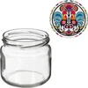 Pohár TO 370 ml s farebným viečkom fi82/6- 6 ks. - 5 ['poháre', ' malé poháre', ' pohárik', ' sklenený pohár', ' sklenené poháre', ' pohár s viečkom', ' poháre na zaváraniny', ' pohár na zaváranie', ' poháre na zaváranie', ' poháre na korenie', ' pohár na džem', ' pohár na konfitúry', ' pohár na med', ' pohárik na med']