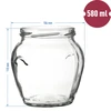 Pohár TO Amfora 580 ml s farebným viečkom fi82/6-6ks. - 6 ['pohár na zaváraniny', ' ozdobný pohár', ' zaváracie poháre', ' pohár na kompót', ' pohár na zeleninové šaláty', ' pohár na nakladanú zeleninu', ' pohár na nakladané huby', ' pohár s ozdobným viečkom', ' sada pohárov', ' pohár 0', '5 L']