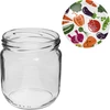 Pohár TO Gurken 425 ml s farebným viečkom fi 82/6 - 6 ks. - 7 ['zeleninové konzervy', ' nakladaná cuketa', ' kvasený karfiol', ' paradajkový pretlak', ' poháre so skrutkovacími viečkami', ' domáce zaváraniny', ' na kvasenie', ' paradajkové konzervy', ' kvasená paprika', ' konzervovaná paprika']