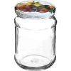 Pohár TO Štvrtka 250 ml s viečkom fi 66 - 6 ks - 2 ['poháre s viečkami', ' poháre twist-off', ' na džemy', ' na kompóty', ' na zaváraniny', ' na šaláty', ' ozdobné viečka']