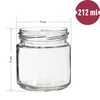 Pohár twist-off 212 ml, fi 66 - 12 ks. - 7 ['sklenený pohár 200 ml', ' pohár 212 ml', ' sklenené poháre', ' malé poháre', ' poháre s viečkami', ' sklenené poháre', ' poháre na zaváraniny', ' poháre na džem', ' pohár viečka ovocie', ' pohár na korenie', ' pohár na džemy']