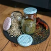 Pohár twist-off 30 ml s farebným viečkom fi 43 - 10 ks. - 6 ['poháre', ' malé poháre', ' pohárik', ' sklenený pohár', ' sklenené poháre', ' pohár s viečkom', ' poháre na zaváraniny', ' pohár na zaváranie', ' poháre na zaváranie', ' poháre na koreniny', ' pohár na džem', ' pohár na marmeládu', ' pohár na med', ' pohárik na med']