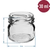 Pohár twist-off 30 ml s farebným viečkom fi 43 - 10 ks. - 4 ['poháre', ' malé poháre', ' pohárik', ' sklenený pohár', ' sklenené poháre', ' pohár s viečkom', ' poháre na zaváraniny', ' pohár na zaváranie', ' poháre na zaváranie', ' poháre na koreniny', ' pohár na džem', ' pohár na marmeládu', ' pohár na med', ' pohárik na med']