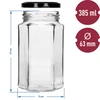 Pohár twist off 385ml s čiernym viečkom fi 63, 6 ks. - 7 ['ozdobné poháre', ' poháre', ' poháre s viečkami', ' poháre na zaváraniny', ' elegantné poháre', ' poháre na džemy', ' poháre na zaváraniny', ' poháre do špajze', ' súprava pohárov', ' poháre s viečkami', ' les v pohári', ' dekoratívne poháre', ' dekoratívny pohár', ' pohár na mäso', ' mäso v pohári', ' mäso v pohári']