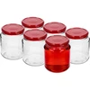 Pohár twist-off, hrubáčik 580ml s bordovým viečkom fi82/6, 6 ks. - 2 ['poháre', ' pohár', ' súprava pohárov', ' nádoby', ' sklenené nádoby', ' poháre na skladovanie', ' kuchynské poháre', ' poháre zo skla', ' poháre s kovovým viečkom', ' poháre na skladovanie potravín', ' poháre na zaváraniny', ' poháre na bylinky', ' poháre na kávu', ' poháre na čaj', ' poháre do umývačky', ' sklenený pohár', ' pohár s viečkom', ' súprava pohárov', ' poháre na džemy', ' pohár hrubáčik', ' hrubáčik']