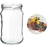 Poháre 300 ml s farebným viečkom fi 66 - 6 ks. - 4 ['poháre na zaváraniny', ' poháre 300 ml', ' sada pohárov', ' poháre na zaváraniny', ' poháre s farebnými viečkami', ' farebné viečka', ' na kompóty', ' na džemy']