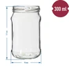 Poháre 300 ml s farebným viečkom fi 66 - 6 ks. - 2 ['poháre na zaváraniny', ' poháre 300 ml', ' sada pohárov', ' poháre na zaváraniny', ' poháre s farebnými viečkami', ' farebné viečka', ' na kompóty', ' na džemy']