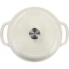Smaltovaný liatinový hrniec - ecru, 5,8L - 3 ['liatinové hrnce', ' smaltované liatinové hrnce', ' liatinové nádoby', ' výhody liatinových nádob', ' smaltovaná liatina', ' varenie v liatinovom hrnci', ' liatinový hrniec so smaltom', ' hrniec v farbe ecru', ' hrniec v bordovej farbe', ' hrniec v šalviovej farbe', ' prečo variť v liatinových hrncoch', ' na darček', ' aké liatinové hrnce vybrať']