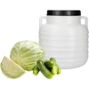 Sud Kvasenina 10L - biely, úchyty - 3 ['sud na kapustu', ' sud na kvasenie', ' sud na kvaseniny', ' kvasenina', ' kapusta', ' uhorky', ' na uhorky', ' kamenina', ' kamenina s pokrievkou', ' sud s pokrievkou']