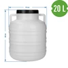 Sud Kvasenina 20L - biely, úchyty - 8 ['sud na kapustu', ' sud na kvasenie', ' sud na kvaseniny', ' kvasenina', ' kapusta', ' uhorky', ' na uhorky', ' kamenina', ' kamenina s pokrievkou', ' sud s pokrievkou']