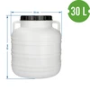 Sud Kvasenina 30L - biely, rukoväte - 8 ['sud na kapustu', ' sud na kvasenie', ' sud na kvaseniny', ' kvasenina', ' kapusta', ' uhorky', ' sud s vekom']