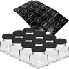 Súprava 12 x pohár 120ml + 30 etikiet na označovanie korenín - 7 