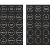 Súprava 12 x pohár 120ml + 30 etikiet na označovanie korenín - 5 ['nálepky na koreniny', ' etikety na poháre', ' etikety na nádoby', ' nálepky na nádoby s koreninami', ' nálepky na bylinky', ' čierne nálepky na koreniny', ' samolepiace etikety na koreniny', ' nálepky na poháre', ' poháre', ' malé poháre', ' pohárik', ' sklenený pohár', ' sklenené poháre', ' pohár s viečkom', ' poháre na koreniny', ' pohár na bylinky', ' pohár 120ml']