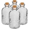 Súprava fľaštičiek s korkami, 240 ml - 4 ks - 8 
