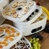 Sušička na huby, ovocie, zeleninu a bylinky s reguláciou teploty, 240W, biela - 19 ['sušička na potraviny', ' sušička na huby', ' sušené ovocie', ' sušená zelenina', ' skladovanie potravín', ' sušenie potravín', ' sušičky na potraviny', ' regulácia teploty', ' dehydrátor']