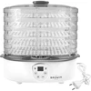 Sušička na huby, ovocie, zeleninu a bylinky s reguláciou teploty, 240W, transparentná - 4 ['sušička na potraviny', ' sušička na huby', ' sušené ovocie', ' sušená zelenina', ' skladovanie potravín', ' sušenie potravín', ' sušičky na potraviny', ' regulácia teploty', ' transparentná sušička', ' dehydrátor']