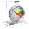 Teplomer do rúry (0°C do +300°C) Ø4,4cm - 6 ['teplomer do rúry', ' teplomer na chlieb', ' teplomer na mäso', ' teplomer na jedlá']