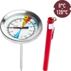 Teplomer do šunkovaru 0,8 kg (0°C do +120°C) 9,0cm - 2 ['teplomer do šunkovaru', ' na údeniny', ' na mäso', ' na pokrmy', ' na varenie', ' šunkovar 0', '8 kg', ' príslušenstvo k šunkovaru', ' teplomer s farebným ciferníkom', ' kuchynský teplomer']