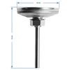 Teplomer na údiarňu a BBQ (0°C do +250°C) 5,2cm - 8 ['teplomer na bbq', ' teplomer na gril', ' teplomer na barbeque', ' teplomer na údiarňu', ' teplomer na mäso na grilovanie']