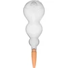 Trojitá zavlažovacia guľa (trojkomorová), priehľadná bezfarebná, s keramickou nožičkou, 600 ml - 10 