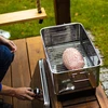 Údenárska sieťka s rozmermi 18 cm x 3 m, s tepelnou odolnosťou do 220°C - 7 ['sieťka na šunku', ' potravinová sieťka', ' sieťka na údeniny', ' sieťka na údenie údenín', ' sieťka na zrejúce údeniny']