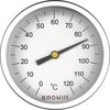 Univerzálny teplomer (0°C do +120°C) 5cm - 2 ['teplomer do udiarne', ' tesný teplomer', ' teplomer do destilátora']