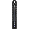 Univerzálny teplomer (-30 do +50°C), 17 cm, čierny  - 1 ['teplomer', ' univerzálny teplomer', ' teplomer z plastu', ' teplomer čitateľná stupnica', ' teplomer s dvojitou stupnicou v °C a °F', ' teplomer do miestností s vysokou vlhkosťou', ' vonkajší teplomer do -30°C', ' teplomer odolný voči vlhkosti', ' teplomer v čiernej farbe', ' pevný teplomer']