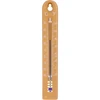 Univerzálny teplomer (-30 do +50°C), 17 cm, svetlohnedý  - 1 ['teplomer', ' univerzálny teplomer', ' teplomer z plastu', ' teplomer čitateľná stupnica', ' teplomer s dvojitou stupnicou v °C a °F', ' teplomer do miestností s vysokou vlhkosťou', ' vonkajší teplomer do -30°C', ' teplomer odolný voči vlhkosti', ' teplomer v hnedej farbe', ' pevný teplomer']