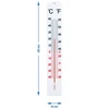 Univerzálny teplomer biely (-40°C do +50°C) 40cm - 2 ['teplomer', ' univerzálny teplomer', ' teplomer z plastu', ' teplomer čitateľná stupnica', ' teplomer s dvojitou stupnicou', ' teplomer do miestností s vysokou vlhkosťou']