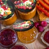 Uzáver fi 66/4 ovocie na čiernom pozadí - 10ks. - 5 ['uzávery', ' poháre', ' uzávery na džemy', ' skladovanie', ' uzávery na poháre', ' sezónne ovocie', ' viečka na poháre', ' uzáver fi 66', ' uzávery s klikom']