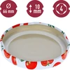 Uzávera fi 66/4 s paradajkami - voľne - 4 ['biela uzávera', ' farebný vzor paradajok', ' pasterizácia', ' kontrola procesu', ' skladovanie', ' veľkosť fi Paradajky 66', ' ozdoba špajze', ' uzávery na pasterizáciu', ' uzávery zelenina', ' uzávery paradajok']