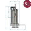 Vertikálna plnička 5kg - 10 ['plnička na klobásy', ' stroj na klobásy', ' stroj na výrobu klobás', ' stroj na výrobu klobás', ' súprava na výrobu klobás', ' plnička na klobásy', ' plnička na údeniny', ' vertikálna plnička']
