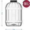 Viacúčelový pohár 18L s viečkom - 5 ['poháre na zaváraniny', ' pohár', ' pohár na uhorky', ' na likéry', ' pohár 18 l', ' pohár s certifikátom', ' nerozbitný pohár', ' univerzálny pohár', ' viacúčelový pohár', ' pohár na zaváraniny', ' plastový pohár', ' pohár z plastu']