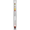 Vinomer s teplomerom v nerozbitnej skúmavke - 2 ['cukromer', ' na víno', ' na pivo', ' zariadenie na meranie koncentrácie cukru', ' ballingometer', ' areometer', ' potenciálny obsah alkoholu', '']