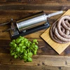 Vodorovná plnička 4 kg - 12 ['vodorovná plnička 4 kg', ' plnička', ' na klobásy', ' na plnenie domácich klobás', ' striekačka', ' gastronomická plnička', ' domáca plnička', ' mäsiarsky nástroj', ' lieviky na plničku', ' plnička na domáce údeniny', ' plnička na klobásy', ' údenárska plnička', ' vodorovná plnička']