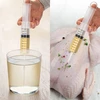 Vstrekovač 100 ml + 2 ihly - 8 ['údeniny', ' na mäso', ' striekačka na mäso', ' ihly z nehrdzavejúcej ocele', ' ihla na vstrekovanie', ' na mäso', ' na nakladanie', ' nedonakladanie', ' sivé škvrny v údenine']