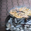 Záhradné ohnisko ø 80 cm zvárané - 9 ['ohnisko v záhrade', ' okrúhle ohnisko', ' táborák', ' pod kotlík', ' poľské ohnisko', ' ohnisko surová oceľ', ' ohnisko táborákové', ' liatinový kotlík', ' gril', ' trojnožka']