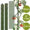 Záhradné tyčky Bioogród – oceľové povlečené, 1,5 m, fi 11 mm, 10 ks - 8 