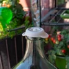 Zátka / kryt na balóny s úzkym hrdlom fi57mm - 3 ['zátka na vínny balón', ' zátka s otvorom na trubičku', ' zátka na fermentáciu vína', ' kryt na balón']